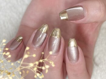 ミラーフレンチネイル