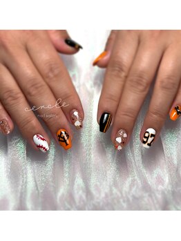 セルクル ネイル(cercle nail)の写真/【持ち込みアートOK◎】こだわった個性派～雰囲気のある大人可愛いデザインまで幅広くご対応★
