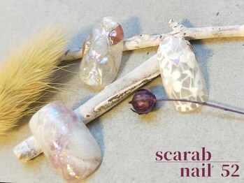スカラべネイル52 春日部(Scarab Nail 52)/winter*冬*Designネイル