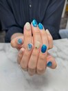 海ネイル マーメイド 水面