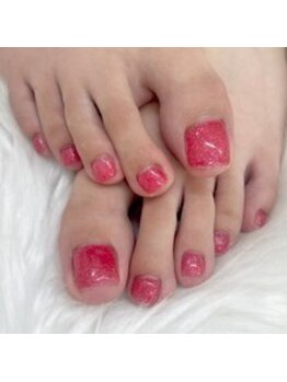 プリュム(Plume)/フットネイル フラッシュネイル