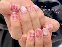 コロラートフィオーレ(colorato fiore)/Pink check.