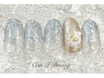 キャンアイ ドレッシー 横須賀中央店(Can i Dressy)/冬うさぎネイル¥6000