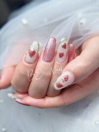 アート4本ネイル