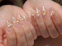 チョコアンドミント/オフ込♪ジェル１０本アート☆