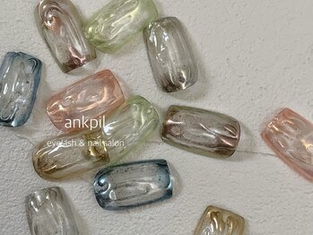 アノカプイル(ankpil)/8月【季節の定額aネイル】