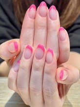 エリンカネイル バイ レシッド 武蔵小杉(erincanail by rcid)/ピンクフレンチネイル