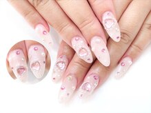 ネイルコレクション ピンク(Nail Collection Pink)/ジェルアート放題★ハートネイル