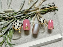 ブレス 仙台駅前本店(BLESS)/ダルメシアンの乙女ネイル