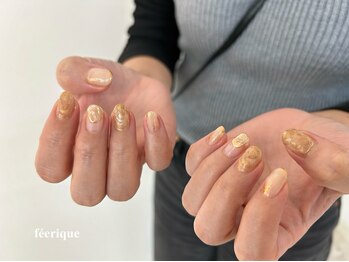 フェリークネイル(feerique nail)/秋ネイル/ニュアンス/圓山