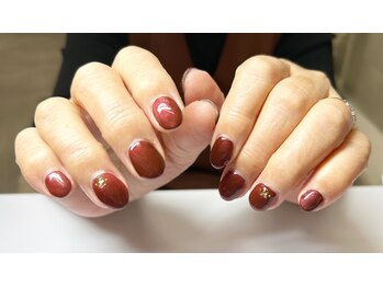 エーナイン イオン 栄町店/秋ネイル¥4600