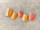 ～オレンジfoot nail ～