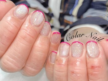 コラールネイル 本町(Colar Nail)/大人なネオンスキニーフレンチ