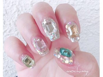 モチミィ(mochimy.)/＊宝石ビジューネイル＊