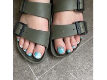 ナチュラルの雰囲気(テンションが上がるフットネイルをご提案します。)