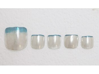 ネイル マニシア(Nail Manicia)/ミラー　グリーン　田町　ネイル