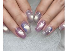 ネイルアンドアイラッシュスタジオ シュシュ(chouchou)/うるうる梅雨ネイル