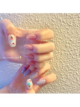アイシャル(AISHARE)/ice cream nail