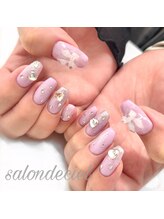 サロンドシエル(salon de ciel)/パーツ山盛りネイル