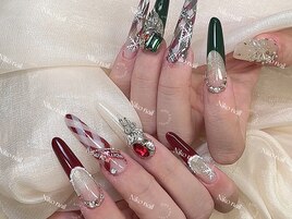 クリスマス冬ネイル