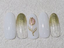 リノ ネイル(Rino nail)/3月の新作チューリップ803s1