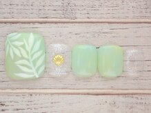 ワンネイル(ONE NAIL)/＃ボタニカル＃フットネイル