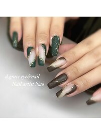 大人っぽマットネイル