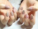 桜×グレーカラー