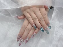 ベビーライオン(BABY LION)/ピンクブルーネイル♪