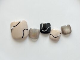モード系デザインネイル