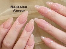 アムールユシマテン 上野湯島店(Amour)/長さ出しワンカラorラメグラ