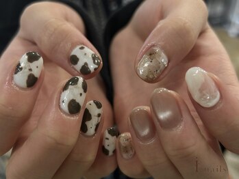 ちぐはぐアニマルマグネイル