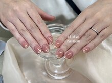 ルレーブ(LE REVE)/チークマグネットフレンチネイル