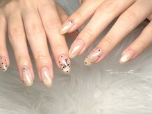 20代中心に人気のワンホンネイル☆