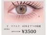 【初回】最高級フラットエクステ使用 下まつげ両面40本まで 《今だけ¥3,500》