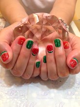 エスフィーネイルサロン ブリーユ(Esfy nailsalon Brille)/スイカネイル