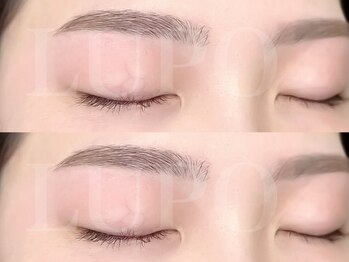 ルポ(LUPO)の写真/【骨格黄金比×トレンド眉】アイブロウはプロにお任せ!メンズもOK!ラッシュリフトと組み合わせて時短にも◎