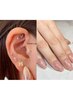 【お得なセットmenu】＊nail＊ワンカラー+耳ツボジュエリー6個(片耳3個)