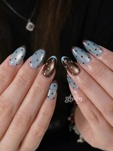 ココネイル 大塚店(coco nail)/青い色／ドット／マグネット