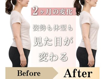 ニコ 千葉店(NICO)の写真/姿勢・骨格から整える本気痩せ！体型崩れ・痩せにくさを根本改善◎