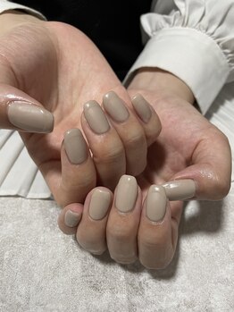 ユージューネイルルーム(UJU nail room)/マットフレンチネイル