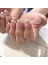 カミナネイル(KAMINA.nail)/ラメグラデザイン