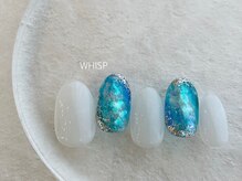 ウィスプ(WHISP)/夏色海ネイル/パラジェル込み