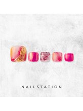 ネイルステーション リンクスウメダ店(NAIL STATION)/ニュアンスネイル／パラジェル