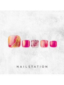 ネイルステーション リンクスウメダ店(NAIL STATION)/ニュアンスネイル／パラジェル