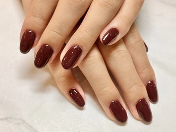 エリンカネイル バイ レシッド 武蔵小杉(erincanail by rcid)/ワンカラーネイル