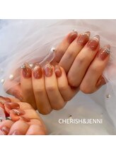 チェリッシュ アンド ジェニ(CHERISH＆JENNI)/マグネット×フレンチネイル