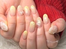 流行りのバターネイル☆