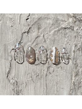 ネイルズ モダ(NAIL'S MODA)/4月の新作/オーロラフレンチ