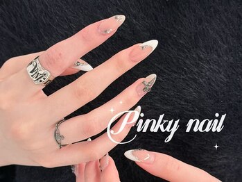 ピンキーネイル(Pinky Nail)の写真/スカルプ長さ出しもお任せ♪アートやり放題で大満足！お好きなデザインを選んで自分だけのネイルを♪